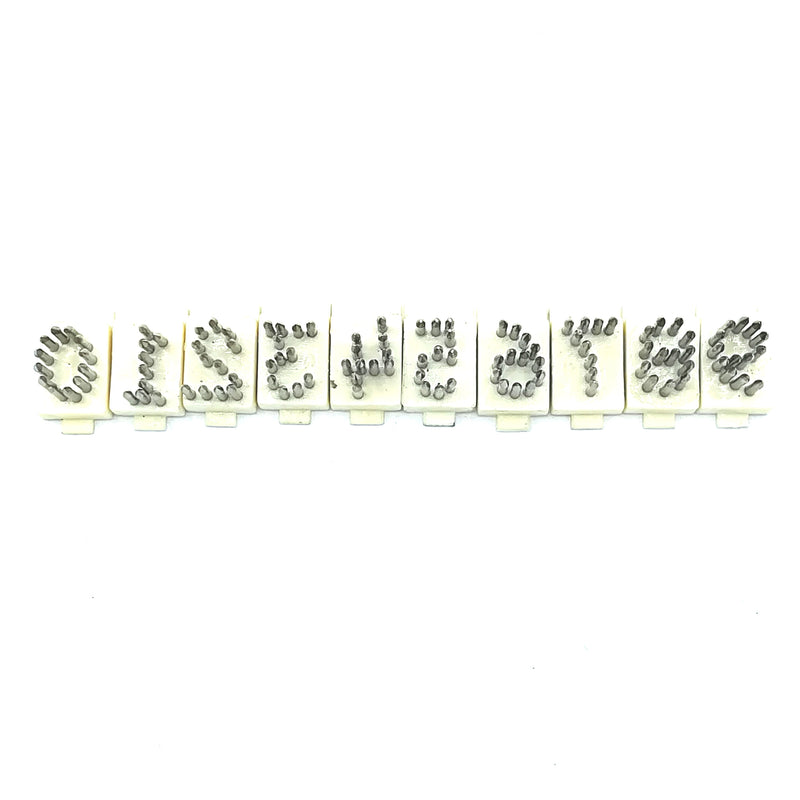 TATTOO DIGITS SET (5/16") NYLON BASE
