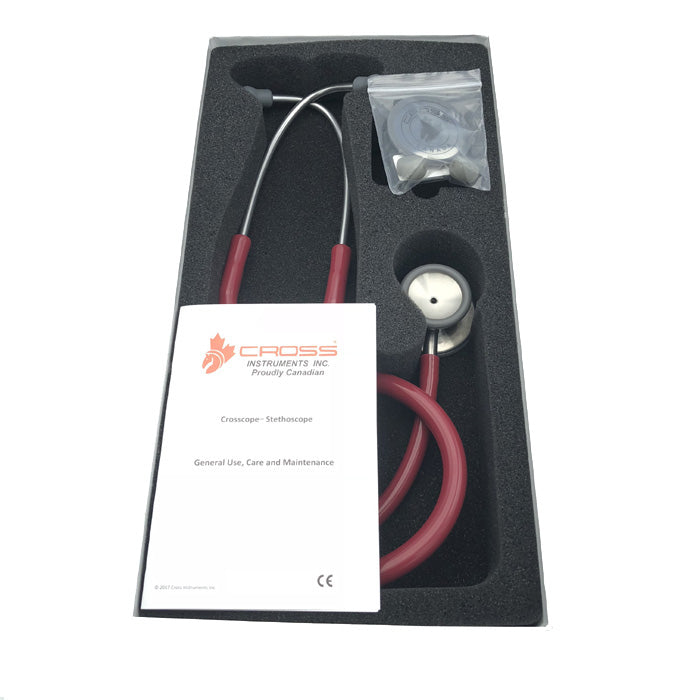 CROSS CANADA CROSSCOPE® 200 CLINICIAN STETHOSCOPE – BURGUNDY