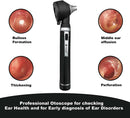 Cross Canada 11-095 Physician Fiber Optic LED Pocket Otoscope and Ophthalmoscope Diagnostic Set, Black