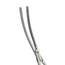 Doyen Intestinal Forceps, 7" (18cm), Curved, Diagonal Serrations