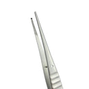 Gillies Forceps, 6" (15cm), Straight, Cross-Serrated Tips, 1x2 Teeth
