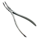 Root Forcep Curved Handle