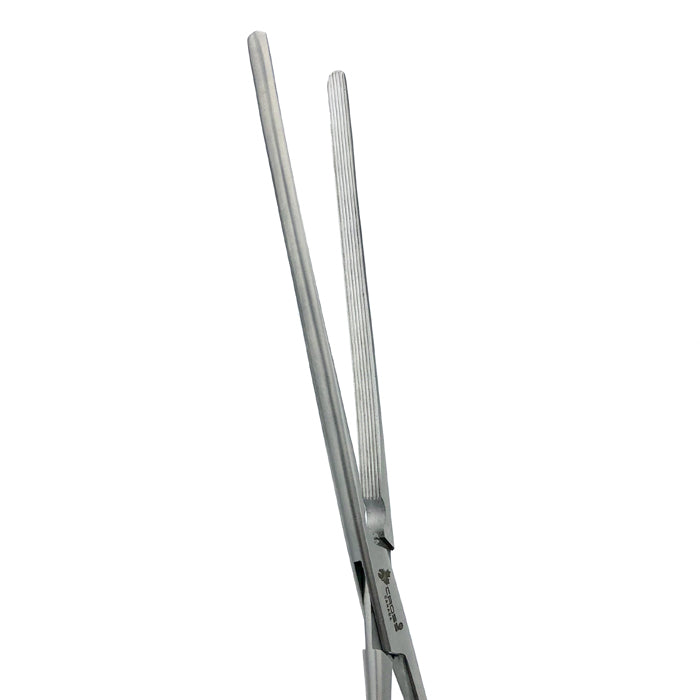 Mayo-Robson Intestinal Forceps, 10" (25cm), Straight - Longitudinal Serrations