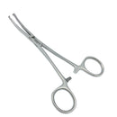 Rochester-Oschner (Kocher) Forceps, 6.25” (16cm), Curved, Serrated, 1x2 Teeth