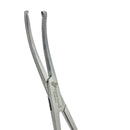Rochester-Oschner (Kocher) Forceps, 6.25” (16cm), Curved, Serrated, 1x2 Teeth
