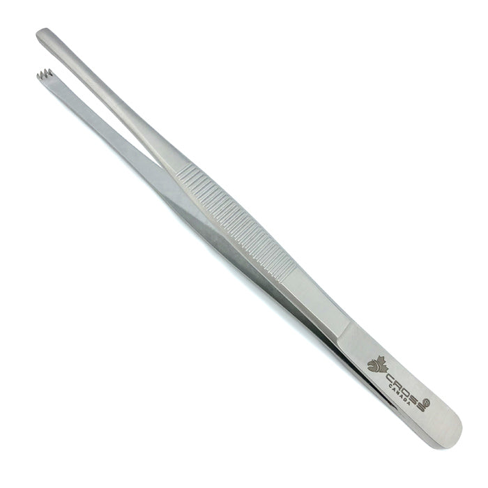 Tissue Forceps With Teeth, 5.75" (14.5cm), Straight, 3x4 Teeth