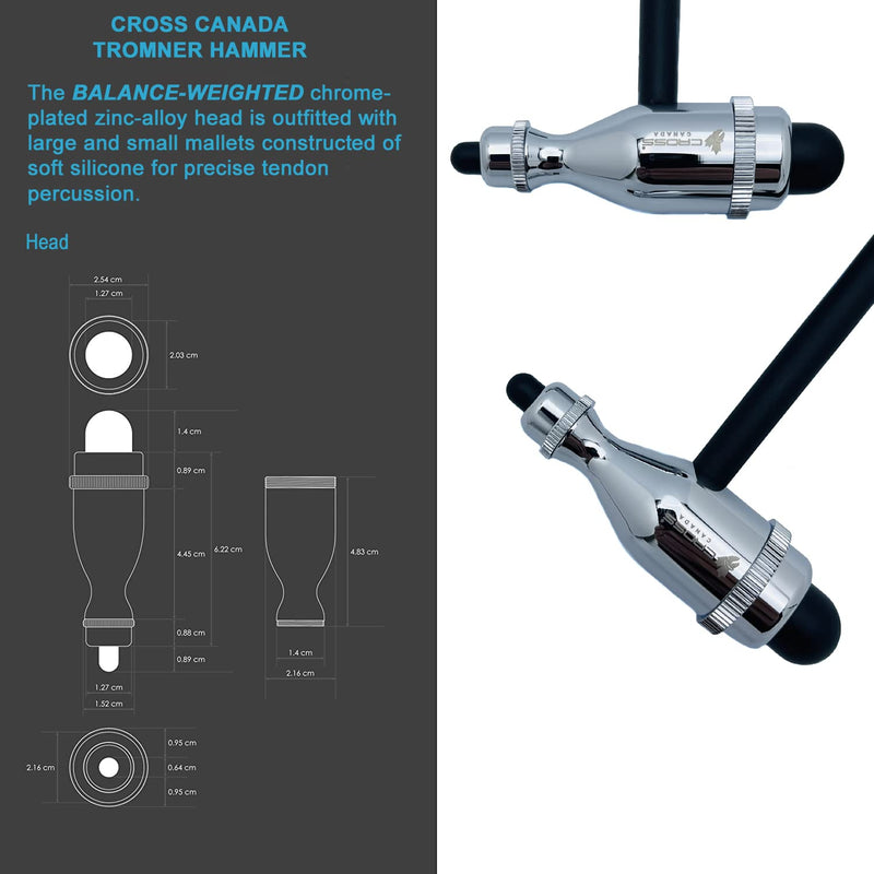 Cross Canada® 11-351 Tromner Neurological Reflex Hammer