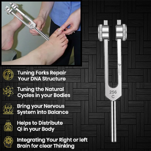 Cross Canada® 256 Hz Tuning Fork (C-256), 256 Cps Medical Tuning Fork