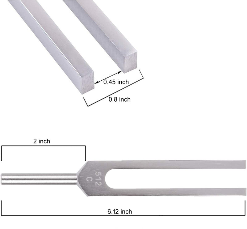 Cross Canada® 512 Hz Tuning Fork (C-512), 512 Cps Medical Tuning Fork