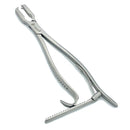 KERN BONE HOLDING FORCEPS, 5" (12.5CM), WITH RATCHET, 2X2 TEETH