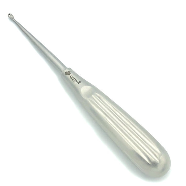 VOLKMAN BONE CURETTE #2, 6.75" (17CM), 8.5MM OVAL TIP